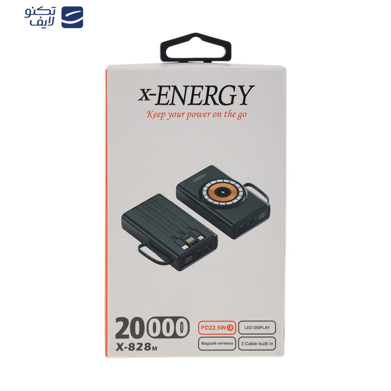 پاوربانک ایکس انرژی مدل X-828M 22.5W ظرفیت 20000 میلی آمپر ساعت پاوربانک ایکس انرژی مدل X-828M 22.5W ظرفیت 20000 میلی آمپر ساعت