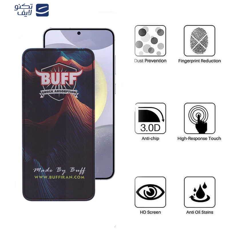 محافظ صفحه نمایش بوف مدل 5D Mountain-G مناسب برای گوشی موبایل سامسونگ Galaxy S25 Plus  محافظ صفحه نمایش بوف مدل 5D Mountain-G مناسب برای گوشی موبایل سامسونگ Galaxy S25 Plus