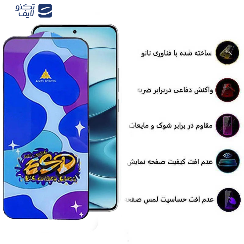 محافظ صفحه نمایش اپیکوی مدل Star ESD مناسب برای گوشی موبایل شیائومی Redmi Note 14 / Note 14 Pro محافظ صفحه نمایش اپیکوی مدل Star ESD مناسب برای گوشی موبایل شیائومی Redmi Note 14 / Note 14 Pro