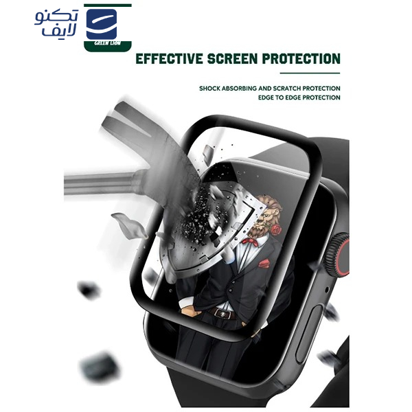 محافظ صفحه نمایش گرین لاین مدل 3D UltraFlex مناسب برای اپل واچ سری 10 سایز 46 میلی متری  محافظ صفحه نمایش گرین لاین مدل 3D UltraFlex مناسب برای اپل واچ سری 10 سایز 46 میلی متری