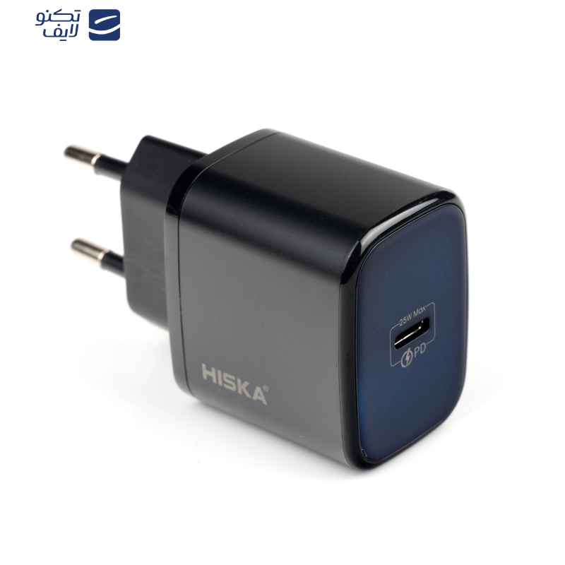شارژر دیواری 25 وات هیسکا مدل H-127EU شارژر دیواری 25 وات هیسکا مدل H-127EU