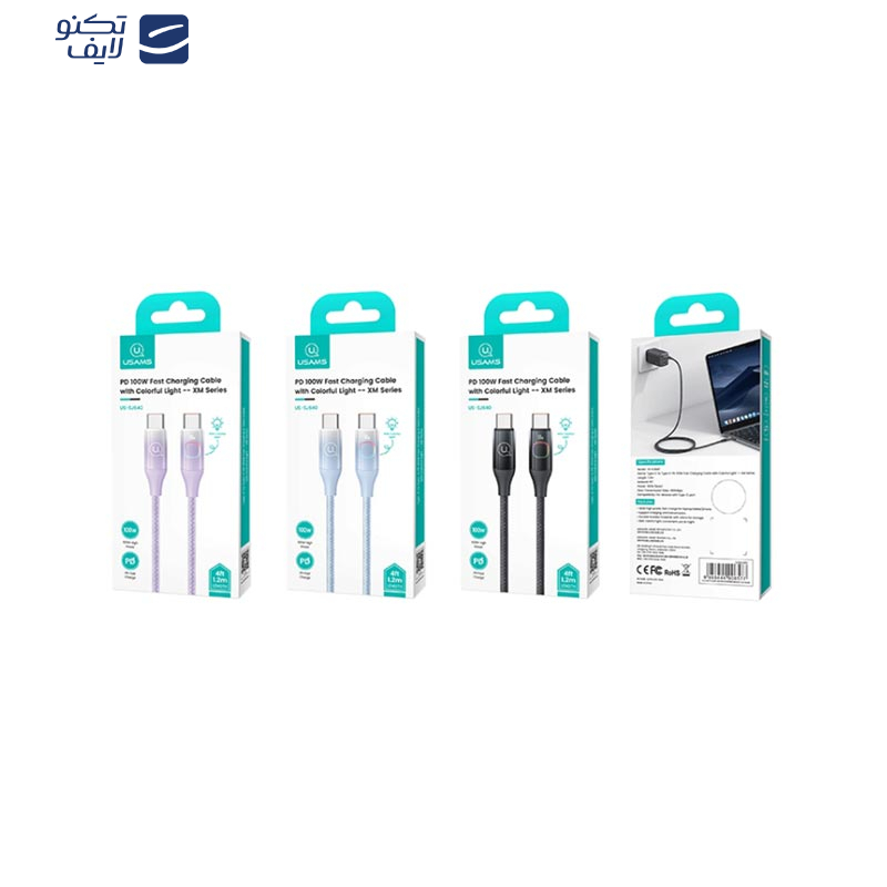 کابل تبدیل USB-C یوسمز مدل SJ640 طول 1.2 متر کابل تبدیل USB-C یوسمز مدل SJ640 طول 1.2 متر