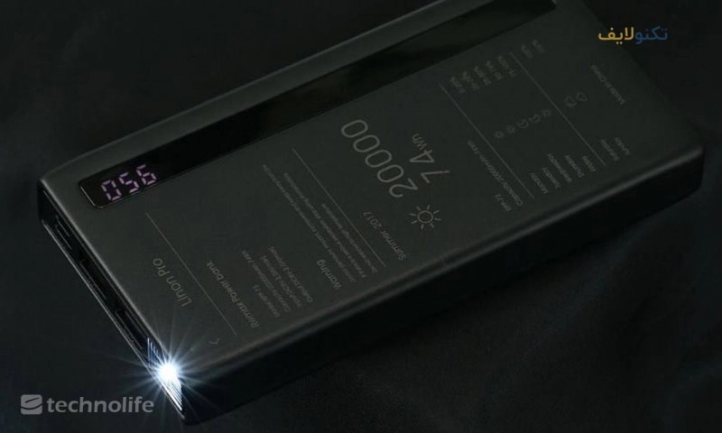 پاور بانک ریمکس مدل RPP-73 Linon Pro با ظرفیت 20000 میلی آمپر ساعت