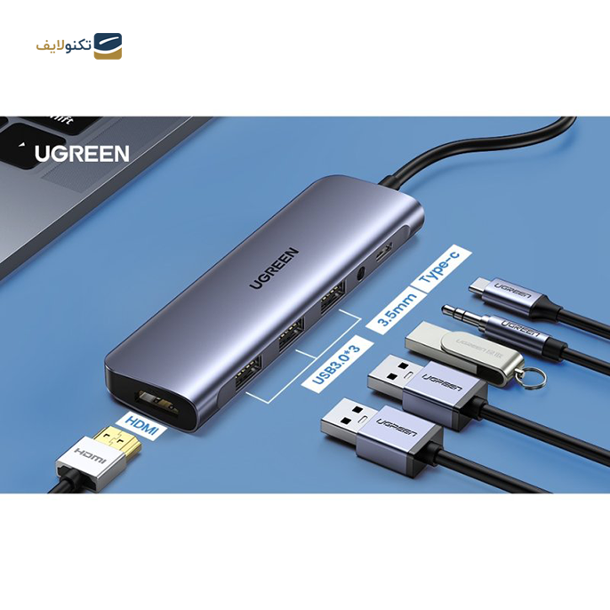 gallery-هاب USB-C یوگرین 6 پورت مدل CM136-gallery-3-TLP-10545_a8930f16-3817-4d6e-b3bd-eb60dad6d46f.png gallery-هاب USB-C یوگرین 6 پورت مدل CM136-gallery-3-TLP-10545_a8930f16-3817-4d6e-b3bd-eb60dad6d46f.png