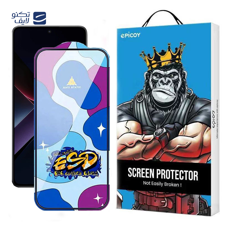 محافظ صفحه نمایش اپیکوی مدل Star ESD مناسب برای گوشی موبایل شیائومی Poco X7 Pro / X7 /X6 /X6 Pro محافظ صفحه نمایش اپیکوی مدل Star ESD مناسب برای گوشی موبایل شیائومی Poco X7 Pro / X7 /X6 /X6 Pro