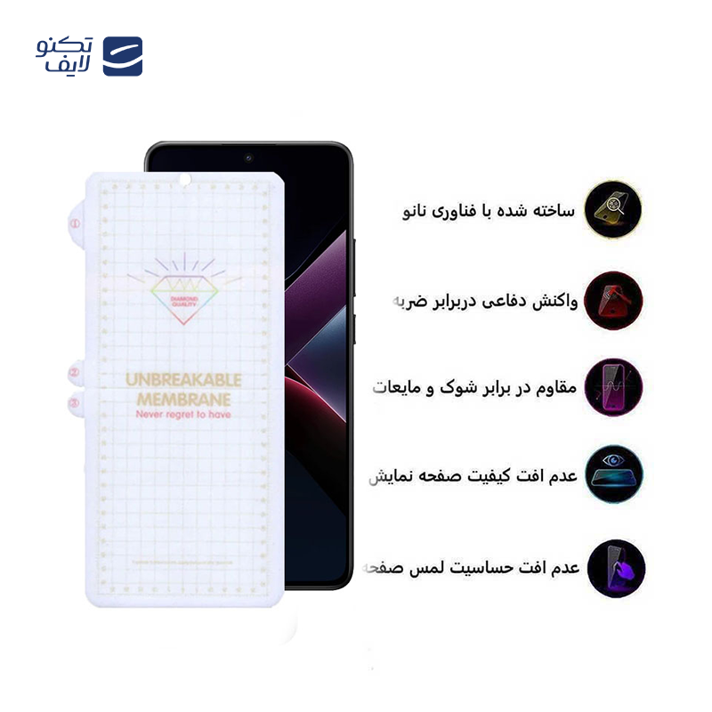 محافظ صفحه نمایش اپیکوی مدل Hydrogel مناسب برای گوشی موبایل شیائومی Poco X7 Pro / X7 / X6 Pro /X6  محافظ صفحه نمایش اپیکوی مدل Hydrogel مناسب برای گوشی موبایل شیائومی Poco X7 Pro / X7 / X6 Pro /X6