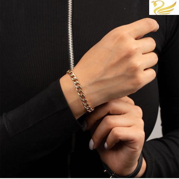 دستبند طلا 18عیار زنانه طرح کارتیه 190 دستبند طلا 18عیار زنانه طرح کارتیه 190