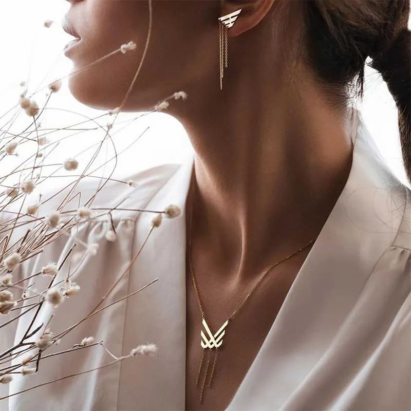 گوشواره طلا 18عیار طرح حماسه