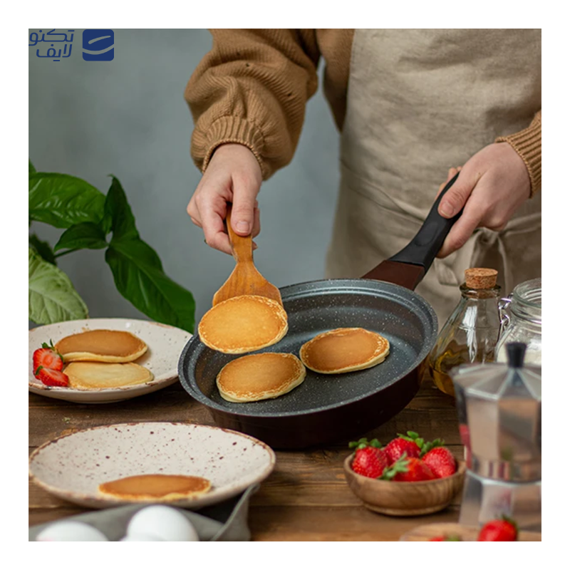 تابه تکدسته تکنو مدل آناهتیا سایز 20 با درب تابه تکدسته تکنو مدل آناهتیا سایز 20 با درب