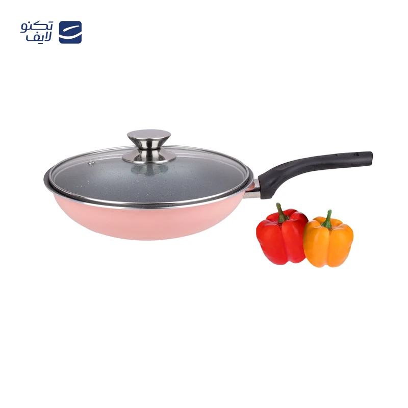 تابه تکدسته تکنو مدل وٌک سایز 24با درب تابه تکدسته تکنو مدل وٌک سایز 24با درب