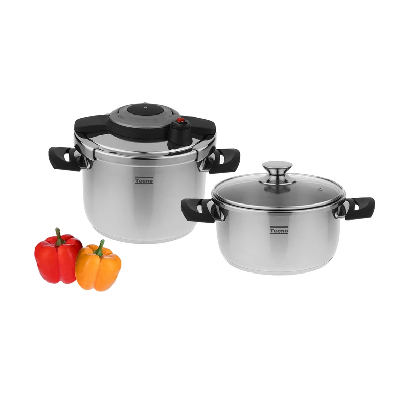 زودپز دوقلو تکنو با ظرفیت 4 و 6 لیتر