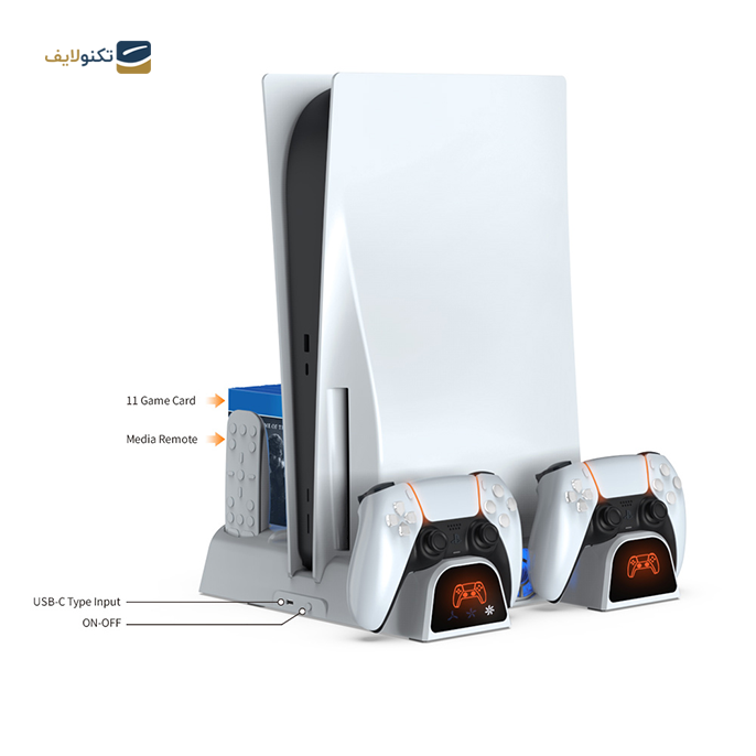 gallery-پایه خنک کننده دابی مدل Multifunctional Cooling Stand TP5-1511 مناسب برای پلی استیشن 5-gallery-3-TLP-16269_aabc3d7e-6b65-40c3-87ee-6a5b7876df4f.png