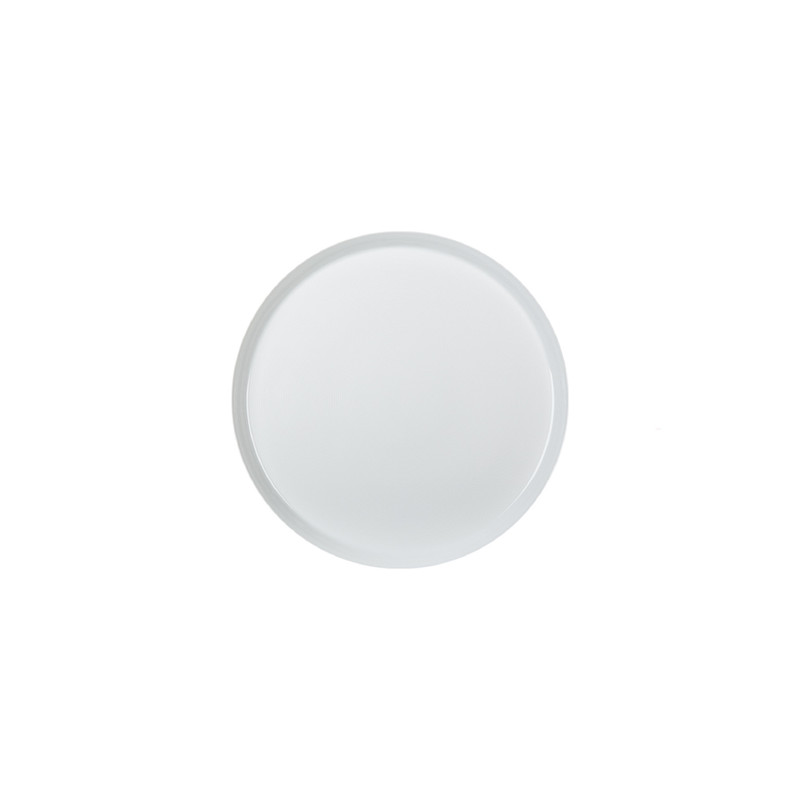 بشقاب زی مدل فرم اس کوچک سایز 9 سفید درجه عالی بسته شش عددی