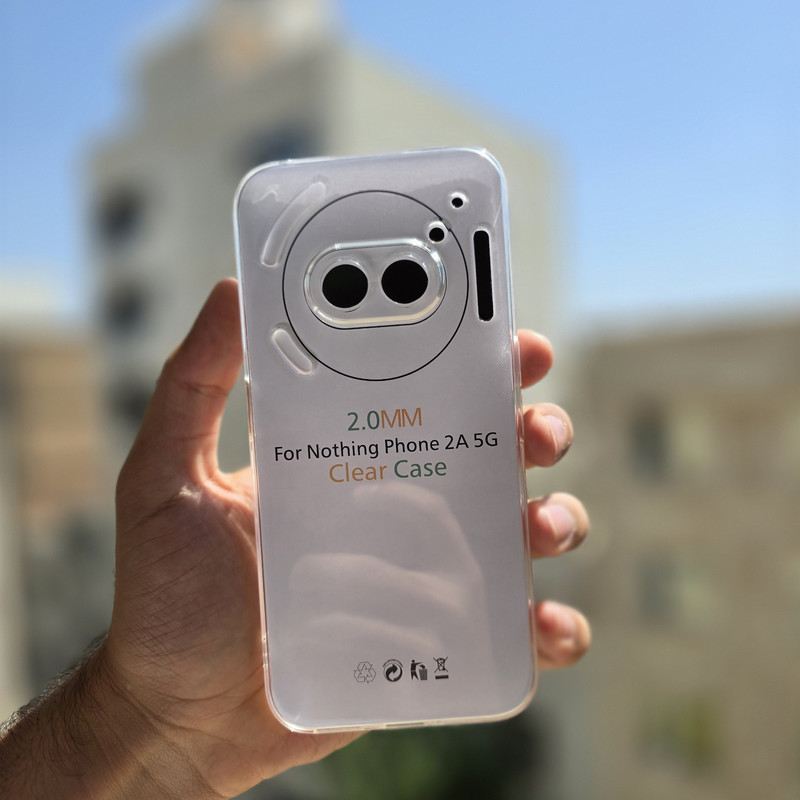 کاور زیفرند مدل ژله ای محافظ لنز دار مناسب برای گوشی موبایل ناتینگ Phone 2A