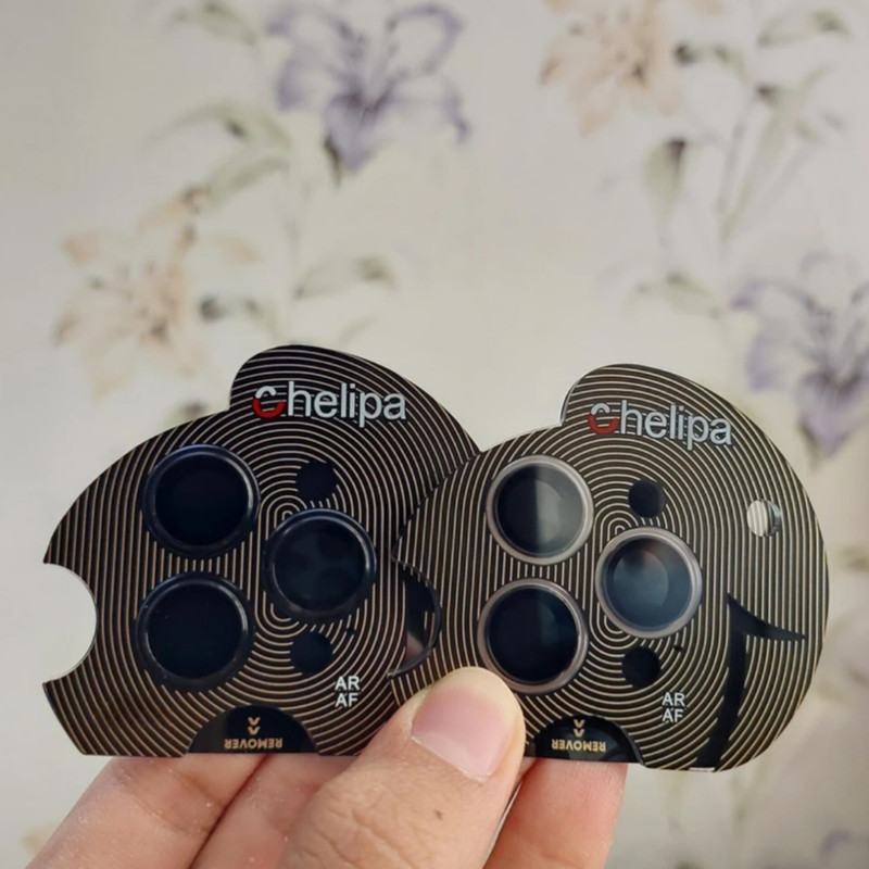 محافظ لنز دوربین شیشه ای اوجی مدل chelipa titanium مناسب برای گوشی موبایل اپل iPhone 16 Pro Max محافظ لنز دوربین شیشه ای اوجی مدل chelipa titanium مناسب برای گوشی موبایل اپل iPhone 16 Pro Max