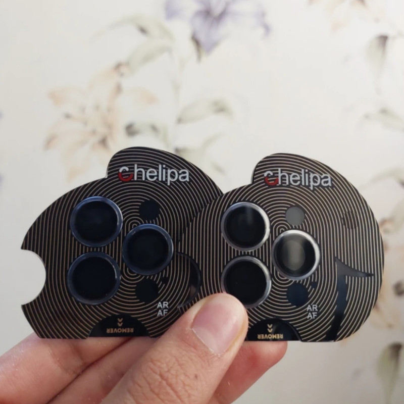 محافظ لنز دوربین شیشه ای اوجی مدل chelipa titanium مناسب برای گوشی موبایل اپل iPhone 13 Pro Max محافظ لنز دوربین شیشه ای اوجی مدل chelipa titanium مناسب برای گوشی موبایل اپل iPhone 13 Pro Max