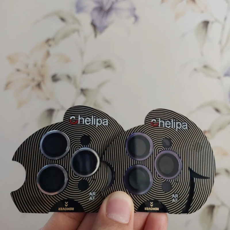 محافظ لنز دوربین شیشه ای اوجی مدل chelipa titanium مناسب برای گوشی موبایل اپل iPhone 14 Pro محافظ لنز دوربین شیشه ای اوجی مدل chelipa titanium مناسب برای گوشی موبایل اپل iPhone 14 Pro