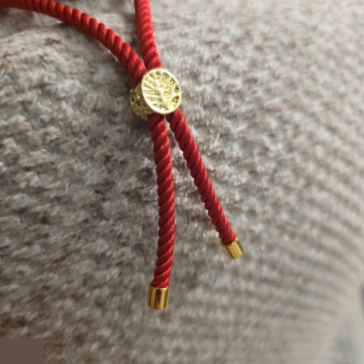 دستبند طلا 18 عیار زنانه شمیم گلد گالری مدل دایره و قلب کد D66-17