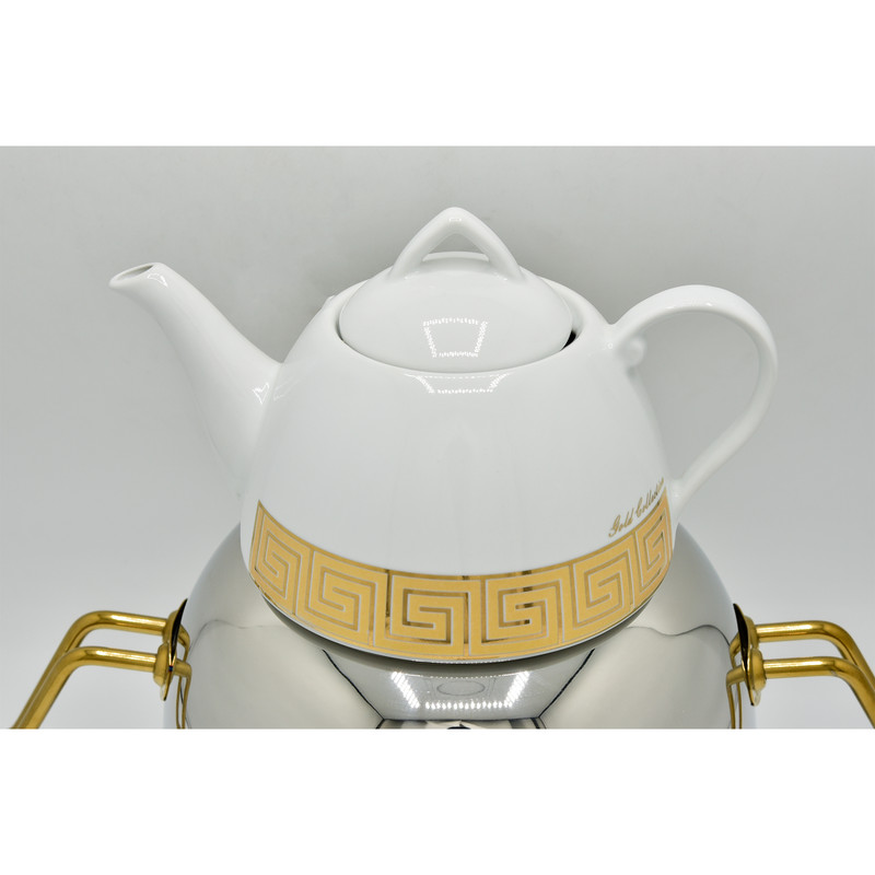 ست کتری و قوری ام جی اس مدل استیل کد K41017