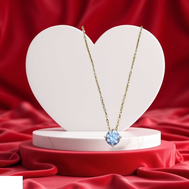 گردنبند طلا 18 عیار زنانه شمیم گلد گالری مدل مینیمال طرح برلیان گردنبند طلا 18 عیار زنانه شمیم گلد گالری مدل مینیمال طرح برلیان