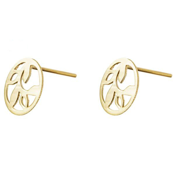 گوشواره طلا 18 عیار شمیم گلد گالری مدل GM40 گوشواره طلا 18 عیار شمیم گلد گالری مدل GM40