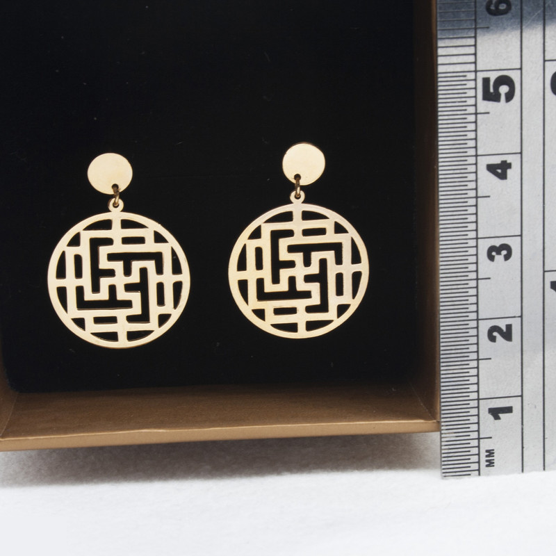 گوشواره طلا 18 عیار زنانه شمیم گلد گالری مدل DE86 گوشواره طلا 18 عیار زنانه شمیم گلد گالری مدل DE86