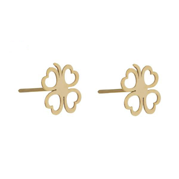 نیم ست طلا 18 عیار شمیم گلد گالری مدل ds4001