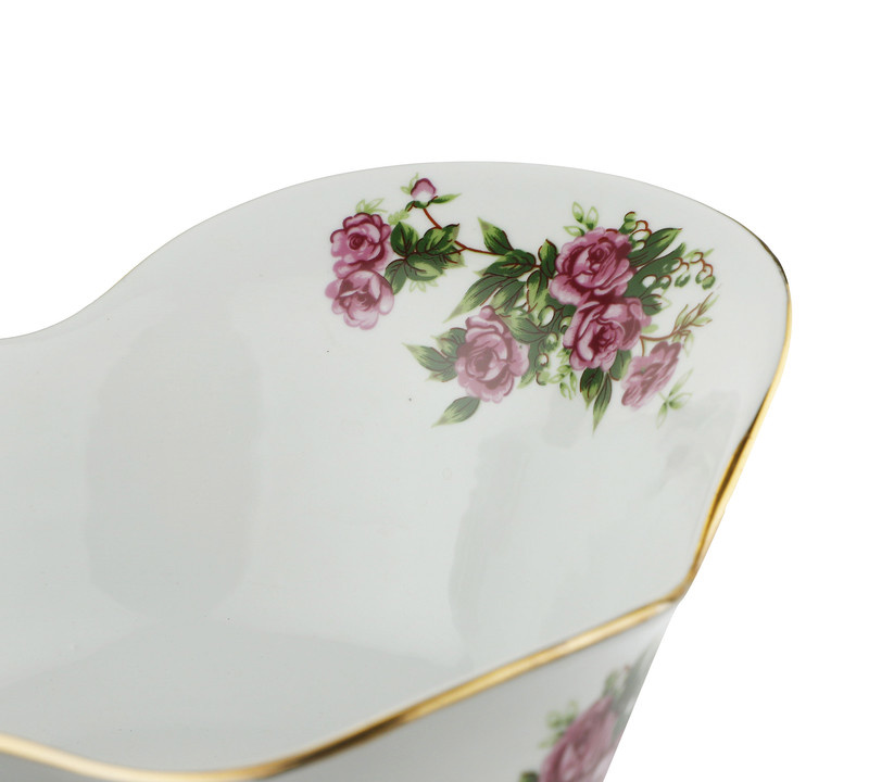 ظرف سرو مدل گل سرخی