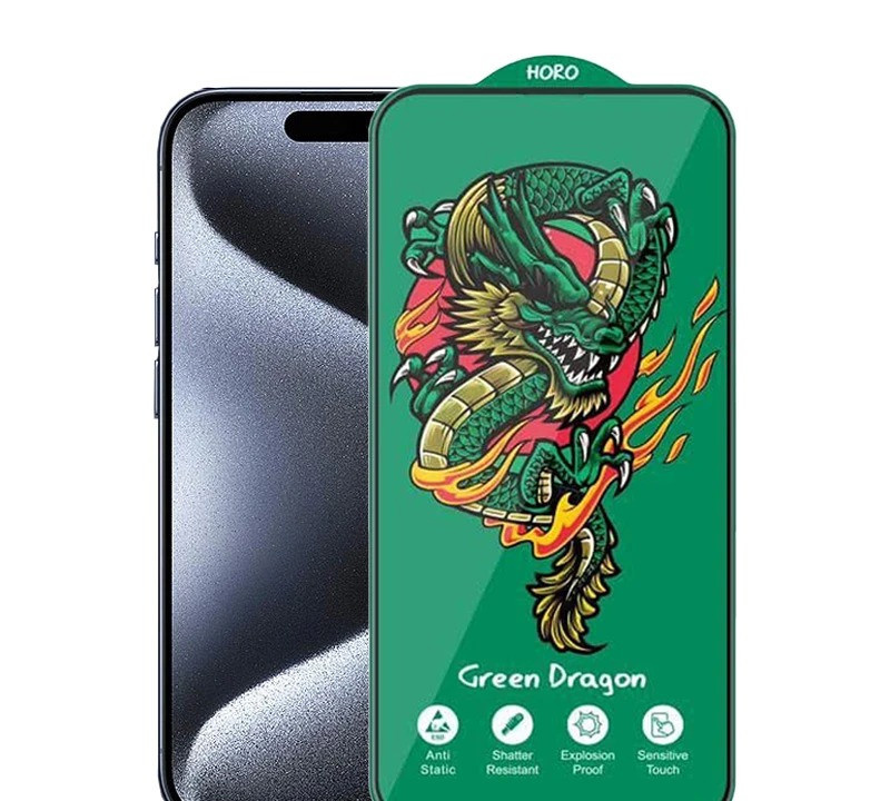محافظ صفحه نمایش اپیکوی مدل Green Dragon ExplosionProof مناسب برای گوشی موبایل اپل iPhone 16 Pro محافظ صفحه نمایش اپیکوی مدل Green Dragon ExplosionProof مناسب برای گوشی موبایل اپل iPhone 16 Pro