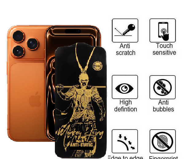 محافظ صفحه نمایش اپیکوی مدل Wukong ESD مناسب برای گوشی موبایل اپل  iPhone 17 Pro / 17 / 16 Pro محافظ صفحه نمایش اپیکوی مدل Wukong ESD مناسب برای گوشی موبایل اپل  iPhone 17 Pro / 17 / 16 Pro