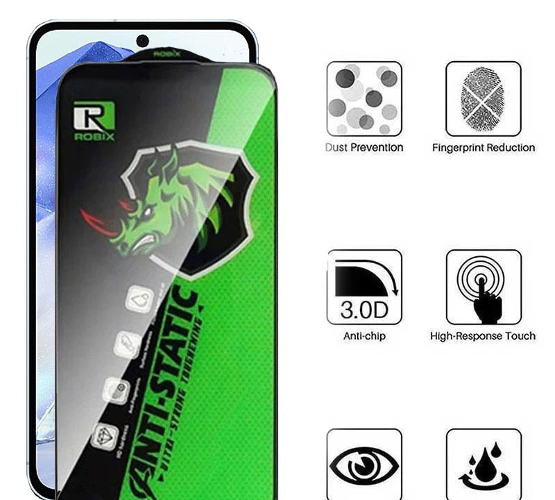 محافظ صفحه نمایش اپیکوی مدل Rhino Robix مناسب برای گوشی موبایل سامسونگ Galaxy S25 FE/A55/A35 محافظ صفحه نمایش اپیکوی مدل Rhino Robix مناسب برای گوشی موبایل سامسونگ Galaxy S25 FE/A55/A35