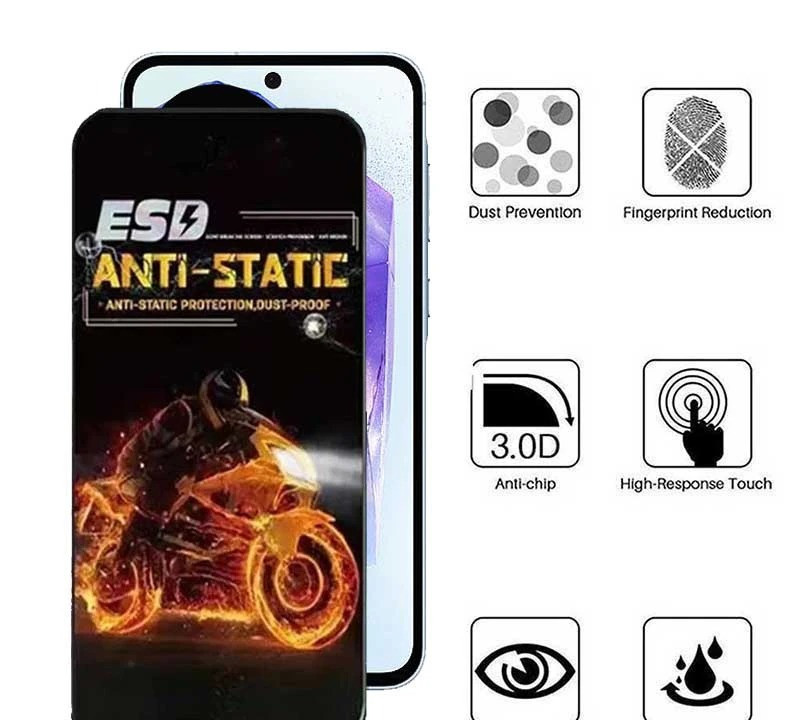 محافظ صفحه نمایش اپیکوی مدل Fiery ESD مناسب برای گوشی موبایل سامسونگ Galaxy S25 FE / A55 / A35 محافظ صفحه نمایش اپیکوی مدل Fiery ESD مناسب برای گوشی موبایل سامسونگ Galaxy S25 FE / A55 / A35