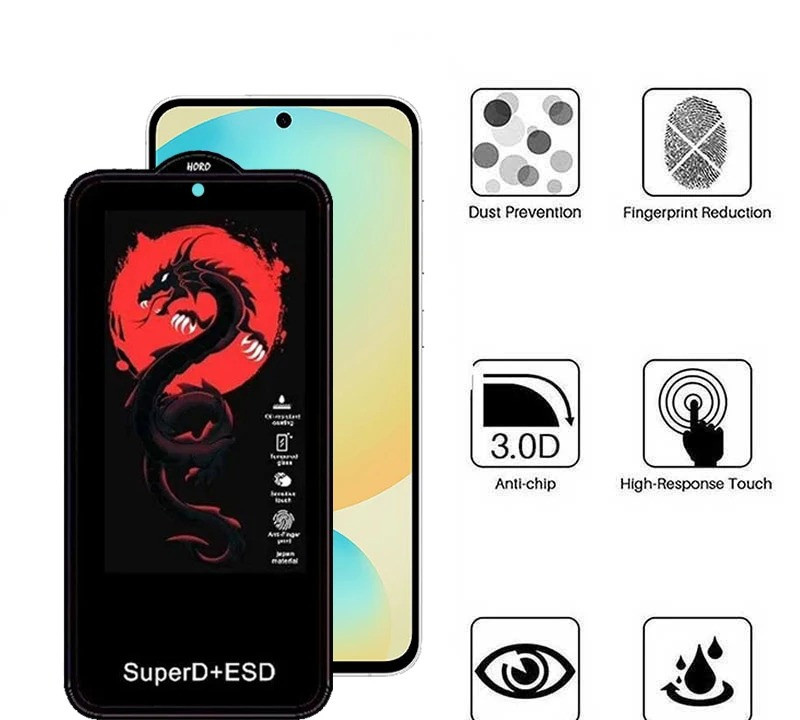 محافظ صفحه نمایش اپیکوی مدل Dragon ESD مناسب برای گوشی موبایل سامسونگ Galaxy S25 FE/ A55/ A35 محافظ صفحه نمایش اپیکوی مدل Dragon ESD مناسب برای گوشی موبایل سامسونگ Galaxy S25 FE/ A55/ A35