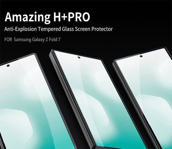 محافظ صفحه نمایش نیلکین مدل H Plus Pro مناسب برای گوشی موبایل سامسونگ Galaxy Z Fold 7 محافظ صفحه نمایش نیلکین مدل H Plus Pro مناسب برای گوشی موبایل سامسونگ Galaxy Z Fold 7