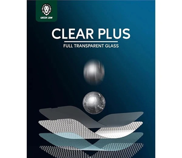 محافظ صفحه نمایش گرین مدل 3D Silicon Plus مناسب برای گوشی موبایل اپل iPhone 15 pro max