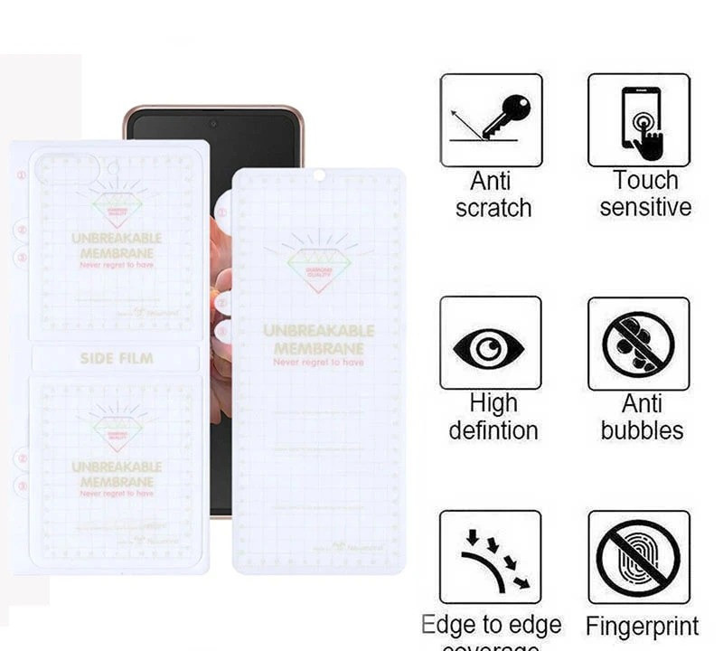 محافظ صفحه نمایش بوف مدل Hydrogel مناسب برای گوشی موبایل سامسونگ Galaxy Z Flip 7 به همراه محافظ پشت گوشی محافظ صفحه نمایش بوف مدل Hydrogel مناسب برای گوشی موبایل سامسونگ Galaxy Z Flip 7 به همراه محافظ پشت گوشی