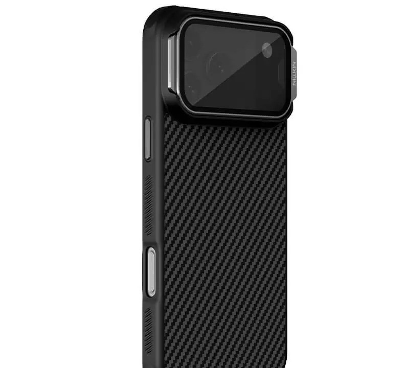 کاور نیلکین مدل CarboProp Magnetic MagSafe Transparent Lens مناسب برای گوشی موبایل اپل iPhone 17 Pro Max کاور نیلکین مدل CarboProp Magnetic MagSafe Transparent Lens مناسب برای گوشی موبایل اپل iPhone 17 Pro Max