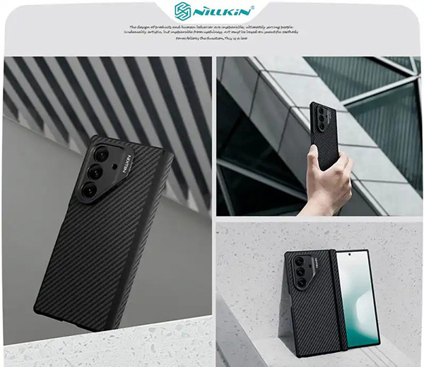 کاور نیلکین مدل CarboProp Magnetic MagSafe CutOut Version مناسب برای گوشی موبایل سامسونگ Galaxy Z Fold 7 کاور نیلکین مدل CarboProp Magnetic MagSafe CutOut Version مناسب برای گوشی موبایل سامسونگ Galaxy Z Fold 7