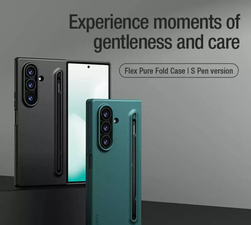 کاور نیلکین مدل Flex Pure Fold S Pen Holder مناسب برای گوشی موبایل سامسونگ Galaxy Z Fold 7 کاور نیلکین مدل Flex Pure Fold S Pen Holder مناسب برای گوشی موبایل سامسونگ Galaxy Z Fold 7
