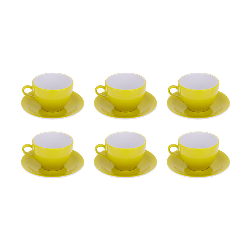 ست فنجان و نعلبکی 12 پارچه مقصود مدل دانمارکی