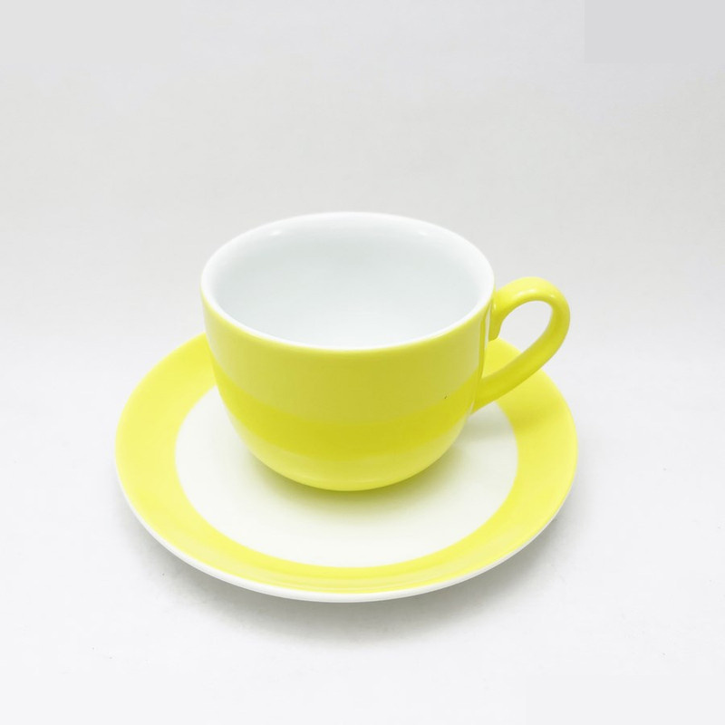 ست فنجان و نعلبکی 12 پارچه چینی زرین ایران مدل آفتاب درجه عالی