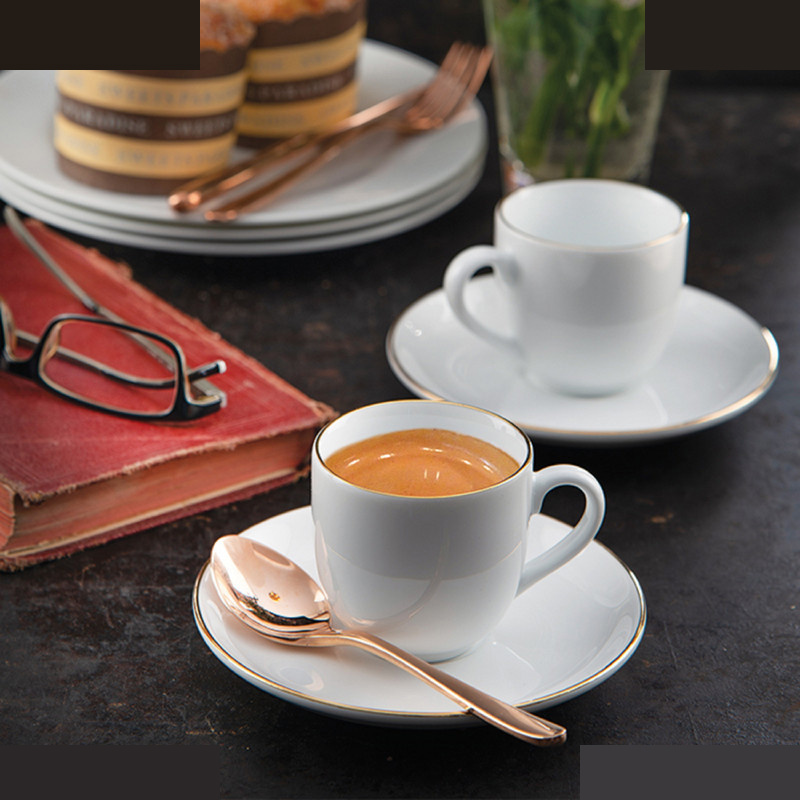 ست فنجان و نعلبکی 12 پارچه قهوه خوری چینی زرین ایران مدل ایتالیا 6 زرین درجه سه