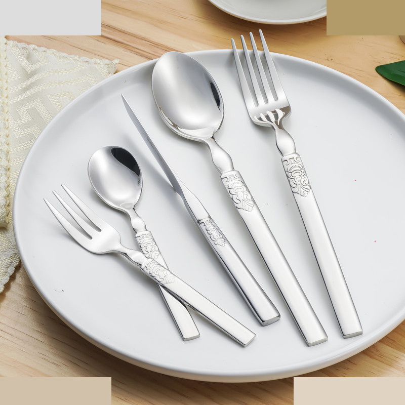 سرویس قاشق و چنگال 60 پارچه 8 نفره جی فی نی مدل لاکچری 55 سرویس قاشق و چنگال 60 پارچه 8 نفره جی فی نی مدل لاکچری 55