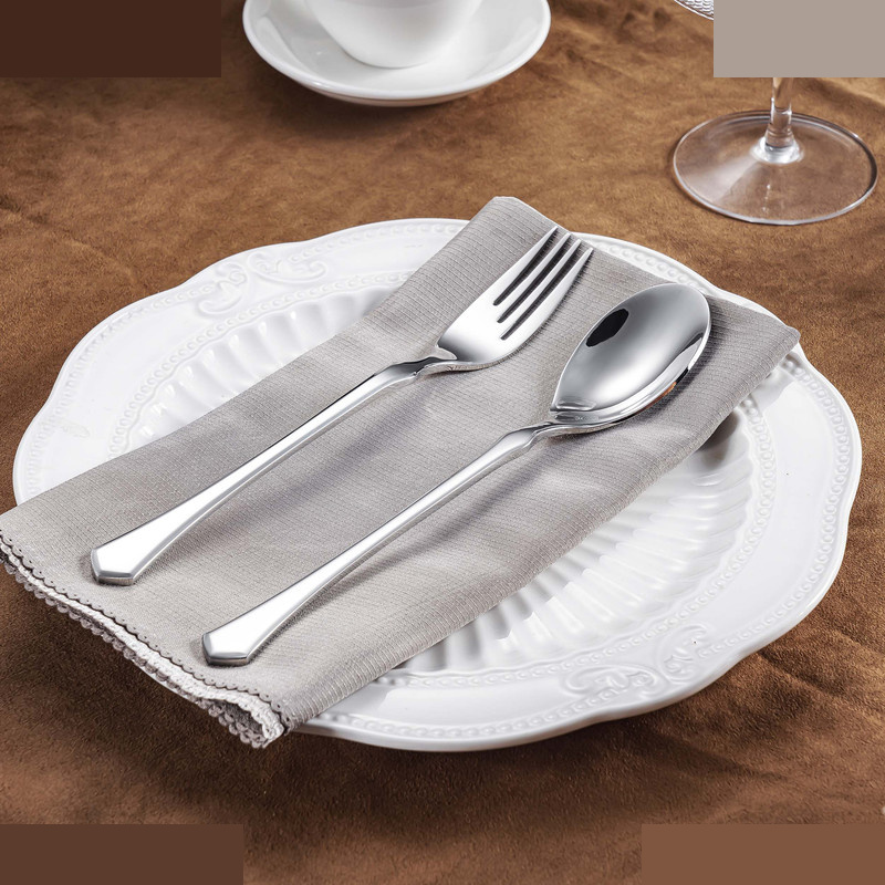 سرویس قاشق و چنگال 60 پارچه 8 نفره جی فی نی مدل 58 لاکچری سرویس قاشق و چنگال 60 پارچه 8 نفره جی فی نی مدل 58 لاکچری