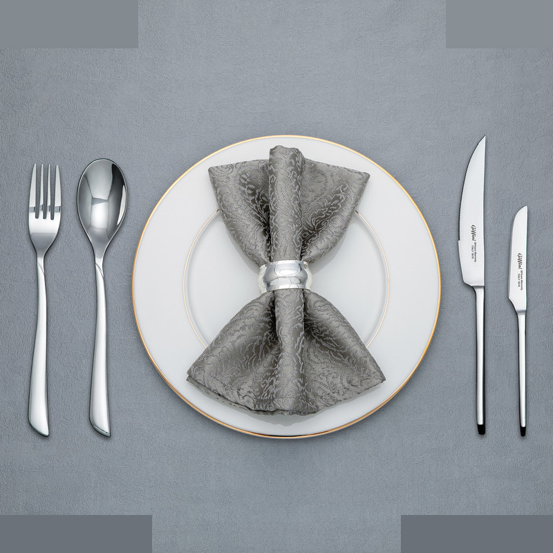 سرویس قاشق و چنگال 146 پارچه جی فی نی مدل DA063 سرویس قاشق و چنگال 146 پارچه جی فی نی مدل DA063