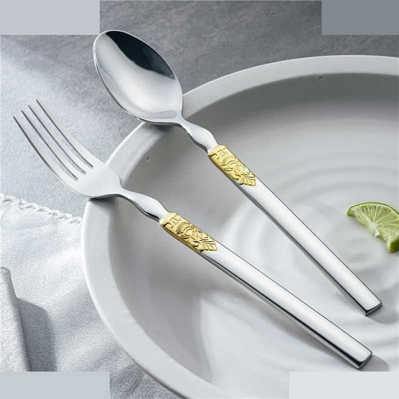 سرویس قاشق و چنگال 142 پارچه جی فی نی مدل 042