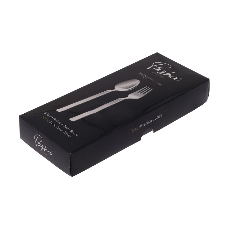 سرویس قاشق و چنگال 12 پارچه پاشا مدل فلورانس