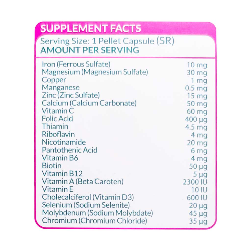 کپسول مولتی ویتامین و مینرال خانم های بالای 50 سال نیچرز پلنتی