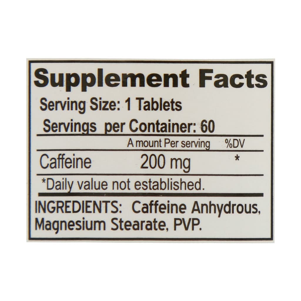 قرص کافئین 200 فارماتک 60 عدد