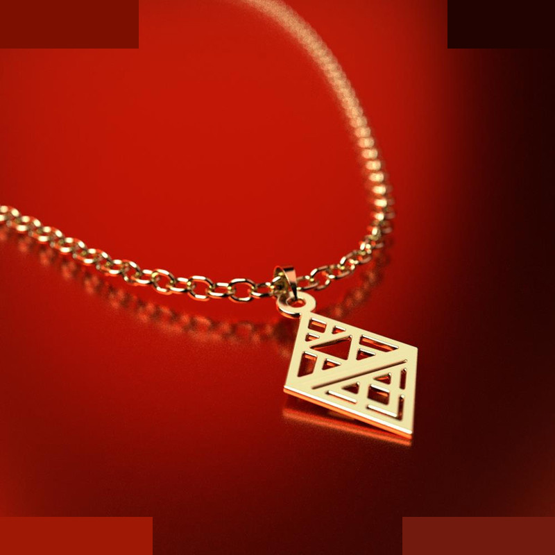 نیم ست طلا 18 عیار زنانه مدوپد مدل لوزی کد NA13121 نیم ست طلا 18 عیار زنانه مدوپد مدل لوزی کد NA13121